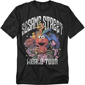 Big & Tall Sesame Street World Tour Graphic Tee