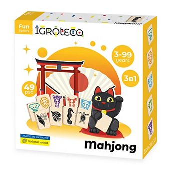 Igroteco Wooden Mahjong 49 pc