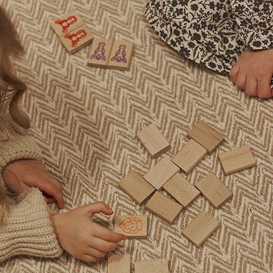 Igroteco Wooden Mahjong 49 pcs