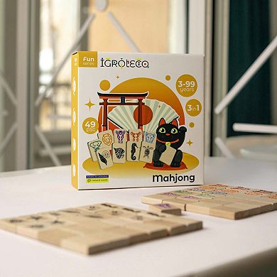 Igroteco Wooden Mahjong 49 pcs