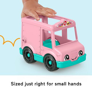 Little People Ice Cream Truck Push-Along Toy Vehicle & Toy Figure