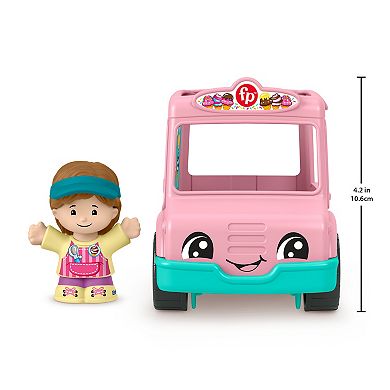 Little People Ice Cream Truck Push-Along Toy Vehicle & Toy Figure