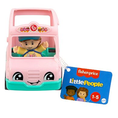 Little People Ice Cream Truck Push-Along Toy Vehicle & Toy Figure
