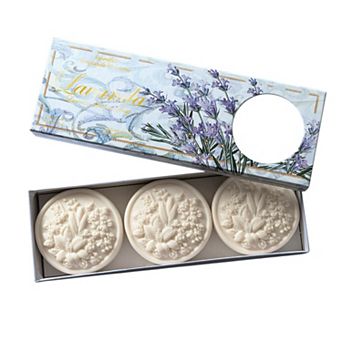 Discover Europe Made in Italy 3 pc Lavender Scented Soap Set