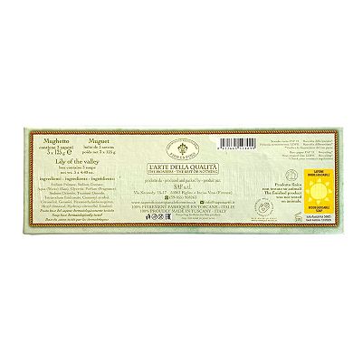 Discover Europe Made in Italy Mughetto 3-Piece Scented Soap Set