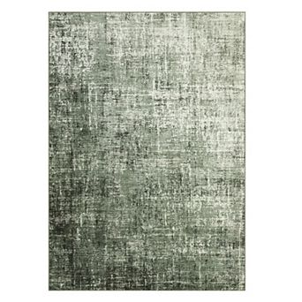 Garvee Modern Abstract Gradient Style Area Rug Machine Washable Non Slip Floor Cover for Living Room