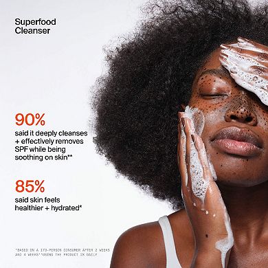 Radiate Brightness with Superfood + Superfruit Cleanser Duo Brightening Skincare Gift Set