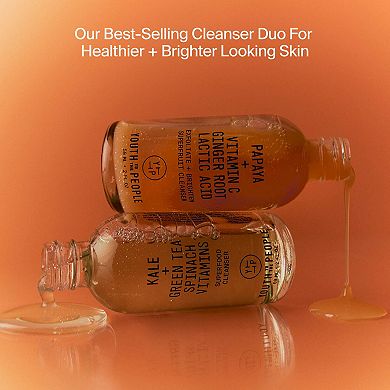 Radiate Brightness with Superfood + Superfruit Cleanser Duo Brightening Skincare Gift Set