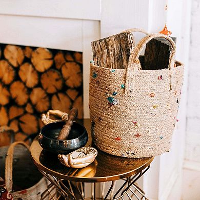 Bright Bits Jute Basket