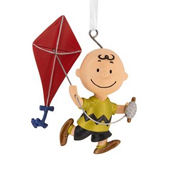 Hallmark Peanuts 75th Anniversary Charlie Brown With Kite Ornament