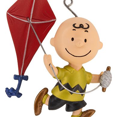 Hallmark Peanuts 75th Anniversary Charlie Brown With Kite Ornament