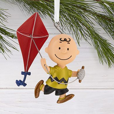 Hallmark Peanuts 75th Anniversary Charlie Brown With Kite Ornament