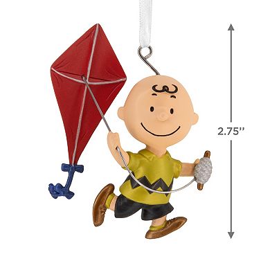 Hallmark Peanuts 75th Anniversary Charlie Brown With Kite Ornament