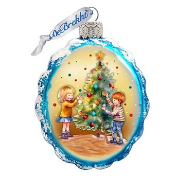 Joyful Traditions Mercury Glass Ornaments by G. Debrekht - Christmas Decor