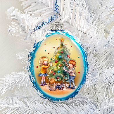Joyful Traditions Mercury Glass Ornaments by G. Debrekht - Christmas Decor