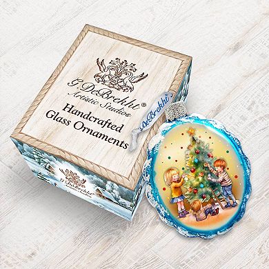 Joyful Traditions Mercury Glass Ornaments by G. Debrekht - Christmas Decor