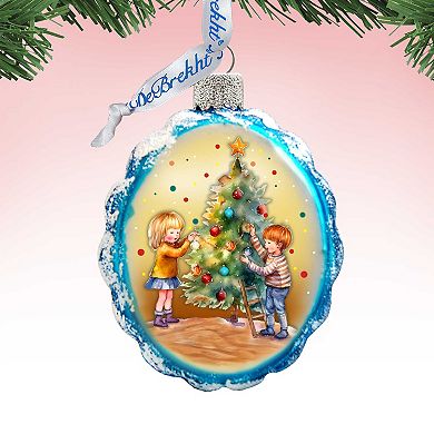 Joyful Traditions Mercury Glass Ornaments by G. Debrekht - Christmas Decor