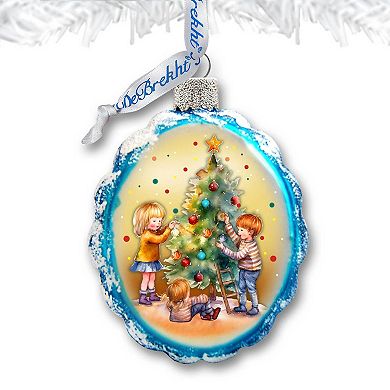 Joyful Traditions Mercury Glass Ornaments by G. Debrekht - Christmas Decor