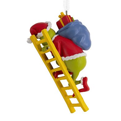 Hallmark Dr. Seuss's How the Grinch Stole Christmas! Grinch on Ladder Ornament