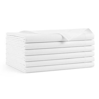 Lulworth T200 Flat Sheets White (6/Pack)