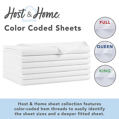 Lulworth T200 Flat Sheets White (6/Pack)