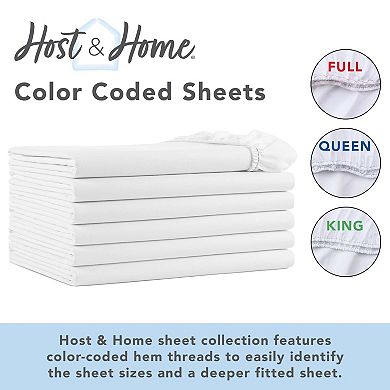 Lulworth T200 Fitted Sheets White (6/Pack)