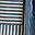 Striped Blue