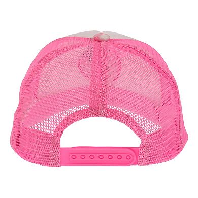 Girls Elli by Capelli Strawberry Gingham Foam Trucker Hat