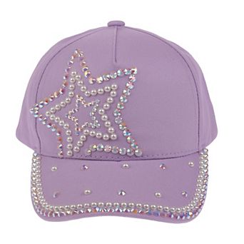 Girls Elli by Capelli Embellished Star Baseball Hat