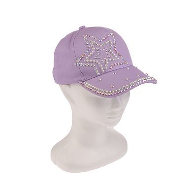 Girls Elli by Capelli Embellished Star Baseball Hat