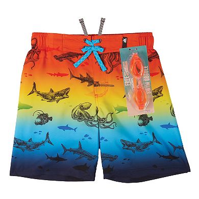 Boys 4-20 ZeroXposur Surfer Boardshorts Swim Bottoms