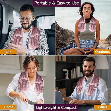 Kozi Weighted Decollete Wrap Blush