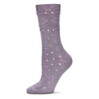 Diamond Dance Chunky Knit Boot Sock