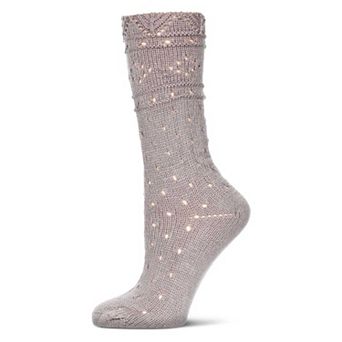 Diamond Dance Chunky Knit Boot Sock
