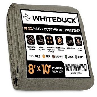 12 oz. Canvas Tarp 8’ x 10’