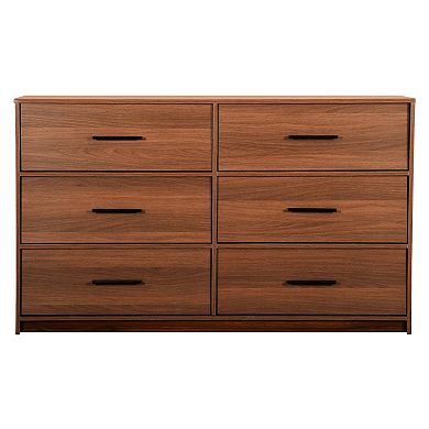 6-Drawer Dresser with Large Fabric Drawers