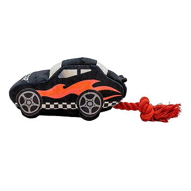 Nascar Plush Race Car Rope Tug Tog Toy