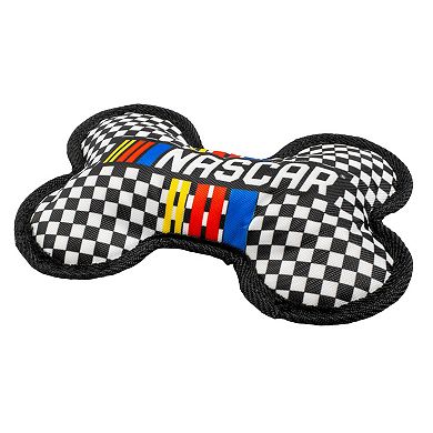 Nascar Ballistic Logo Bone Dog Toy