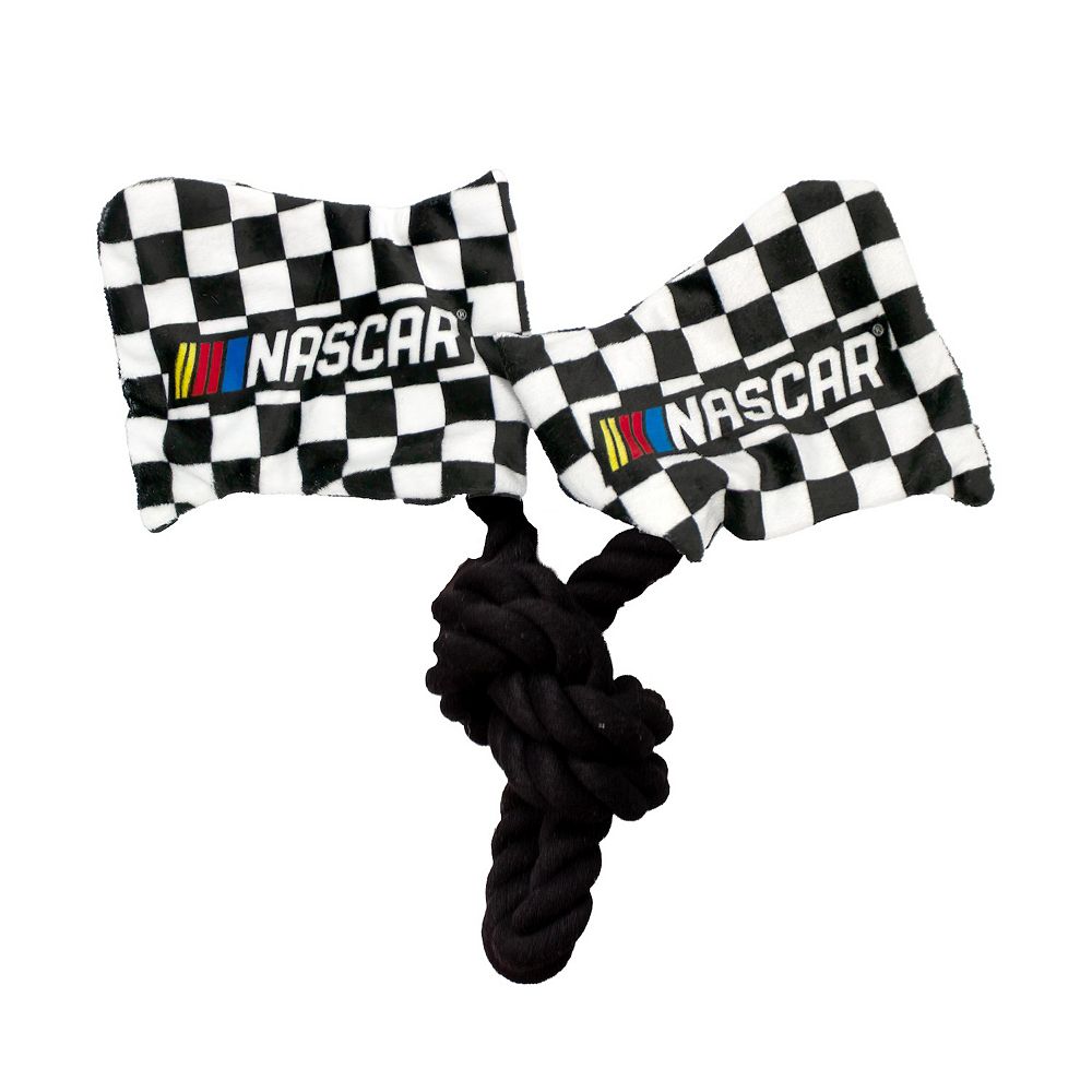 Nascar Checkered Crinkle Flag Dog Toy