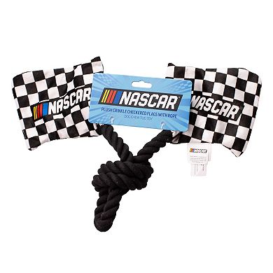 Nascar Checkered Crinkle Flag Dog Toy