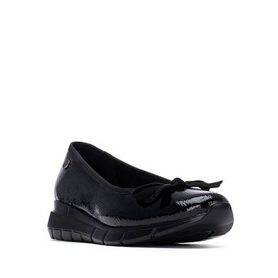 XTI Women's Patent Leather Ballet Flats 144578