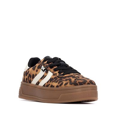 XTI Women's Suede Casual Sneakers 144584