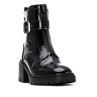 XTI Women's Patent Leather Heeled Ankle Booties 144276