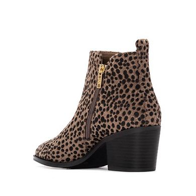 XTI Women's Suede Heeled Ankle Booties 144648