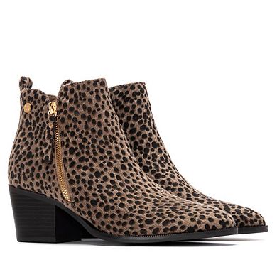 XTI Women's Suede Heeled Ankle Booties 144648