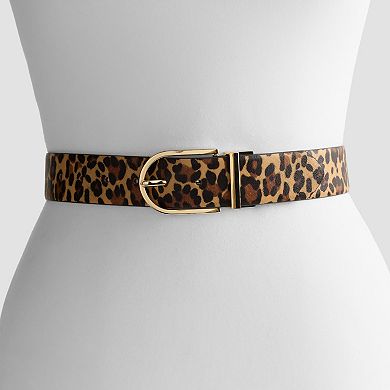 Women's Nine West Classic Buckle Reversible Belt