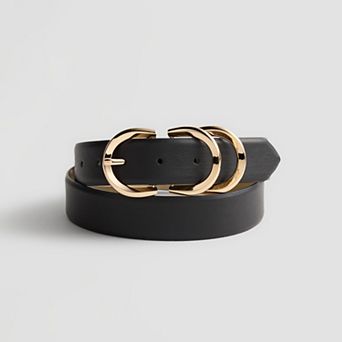 Women's Nine West Skinny Double Drop Loop Belt