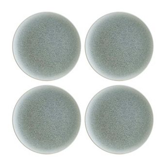 Luca Ocean Matte dia.10.5" Round Blue Porcelain Plate (Set of 4)