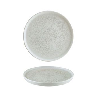 Luna dia.11" Round White Porcelain Plate
