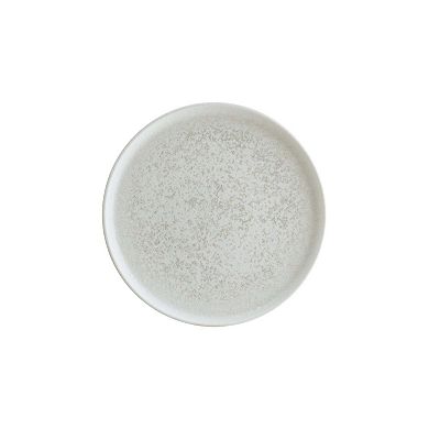 Luna dia.11" Round White Porcelain Plate